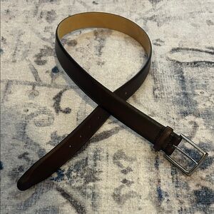 Men's Tasso Elba Brown Leather Belt (34)
